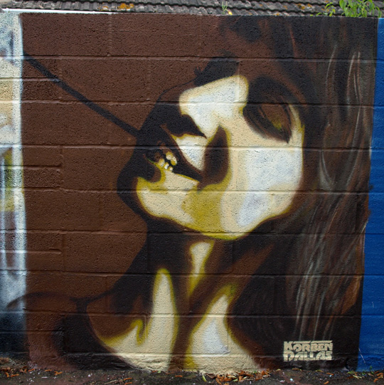 Painting of a womans face