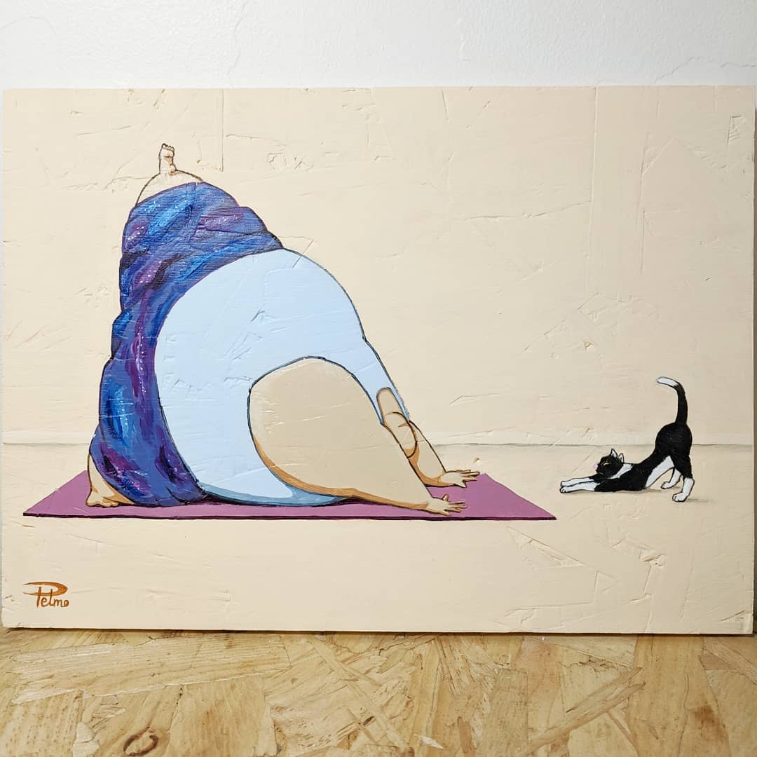 Part 1: 3 legged downward facing dog